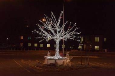 Bloemfontein sokaklarda Noel süsleri