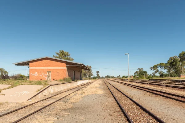 Estación ferroviaria en el pueblo de Marsella en la Provincia del Estado Libre — Foto de Stock