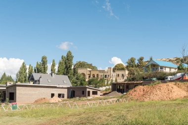 Serbest bölge içinde Clarens evlerde görünümünü 