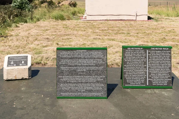 Placas en Retiefklip, Kerkenberg — Foto de Stock