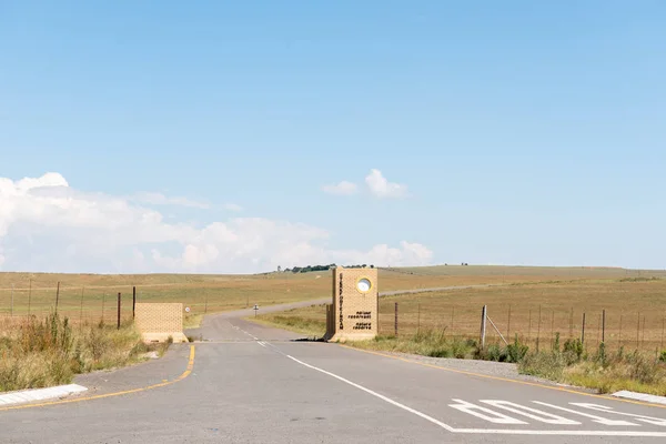 Wstęp do rezerwatu przyrody Dam Sterkfontein — Zdjęcie stockowe