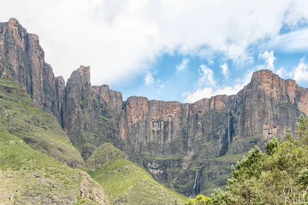 Tugela Falls, 948 m, yeryüzünde 2 en yüksek Şelalesi — Stok fotoğraf
