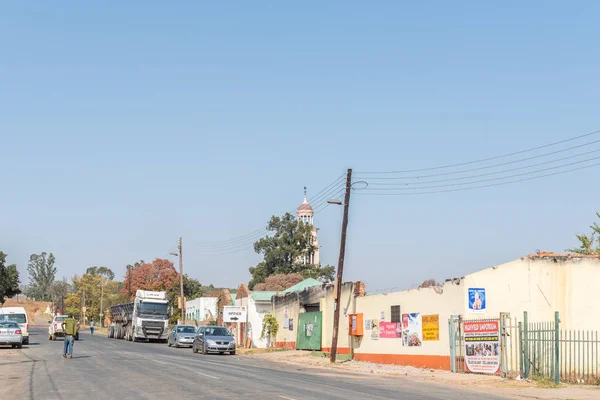 Scena di strada a Machadodorp a Mpumalanga — Foto Stock