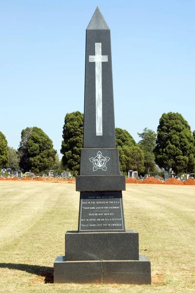 Denkmal auf dem Wespark-Friedhof in Johannesburg — Stockfoto