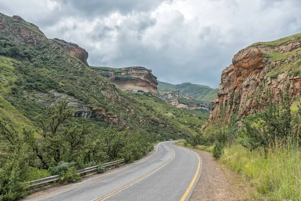 Road Landscape Andstone Hills Next Road R712 Golden Gate — Stock Photo, Image