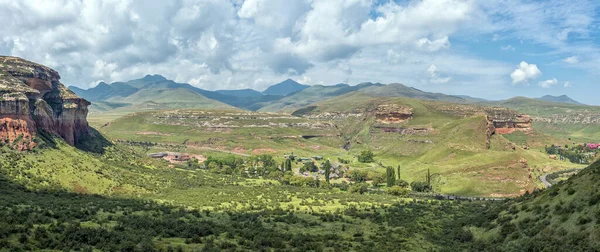 Golden Gate Highlands National Park South Africa March 2020 Panoramic — Stock Photo, Image