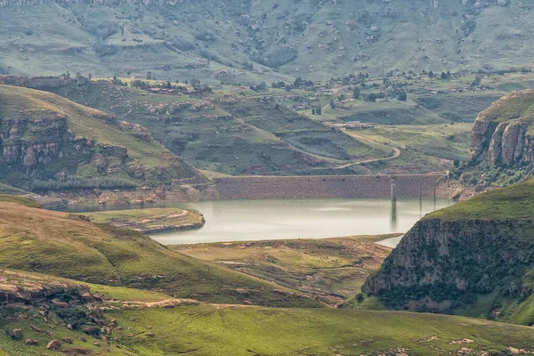 The Fika Patso Dam, the main water source for the Qwaqwa region
