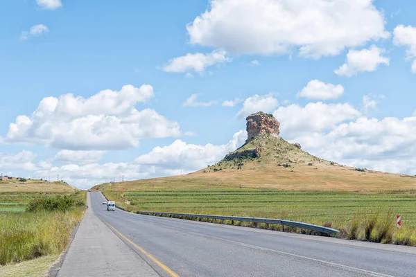 Fouriesburg South Africa March 2020 Farm Landscape Road R711 Clarens — Stock Photo, Image