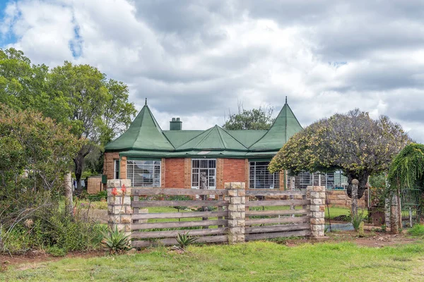 Fouriesburg Zuid Afrika Maart 2020 Een Straatbeeld Met Een Historisch — Stockfoto