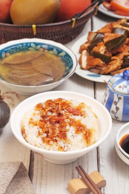 Domuz yağı pirinç - özel domuz eti lezzet ile pirinç 