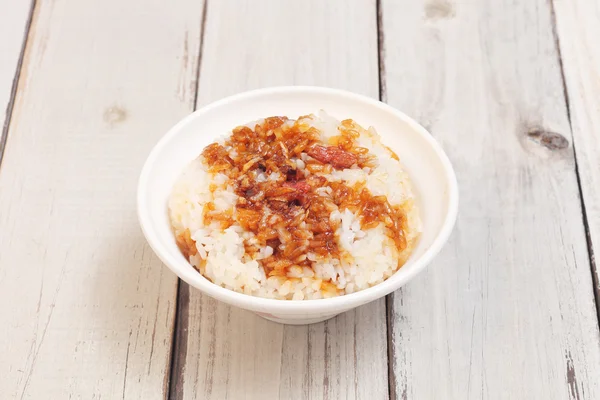 Arroz de banha - Arroz com sabor especial de porco — Fotografia de Stock