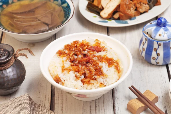 Ister ris - ris med särskilda fläsk smak — Stockfoto