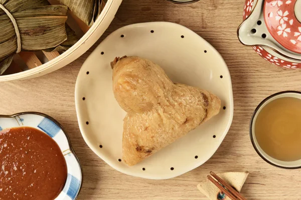 Kokt ris dumpling — Stockfoto