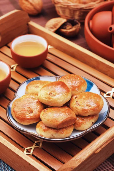 Čínská soubory cookie (kuřecí soubory cookie) — Stock fotografie