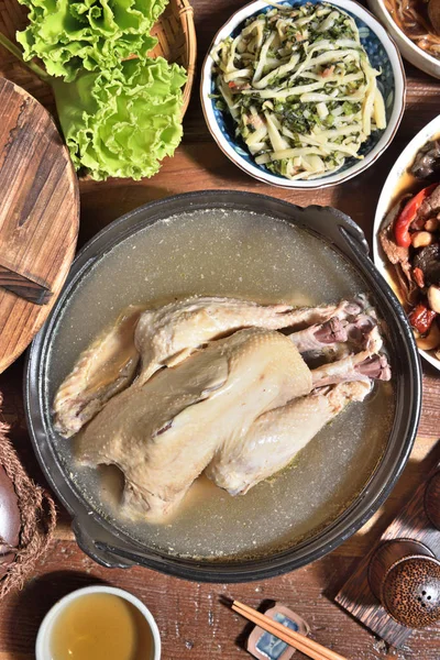 Çin yemeği - tavuk çorbası 