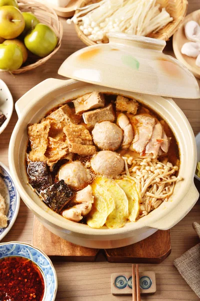 Würziger Hot Pot — Stockfoto