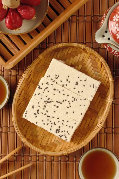 台湾美味小吃-大米饼干 — 图库照片