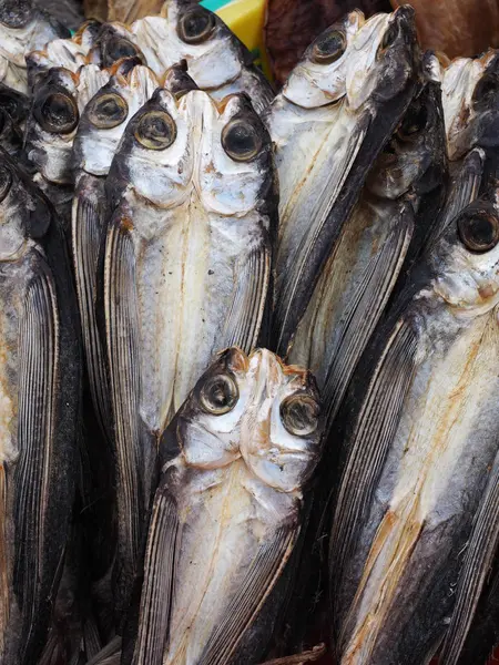 Dried fish at the marke — Stock Photo, Image