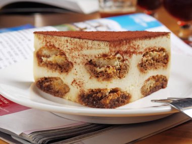 İtalyan tiramisu tatlısı