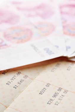 Kadar tasarruf hesabı hesap cüzdanı ve renminbi kapatın