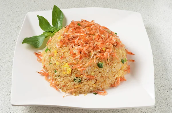 Camarão cereja arroz frito — Fotografia de Stock