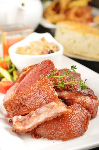 Alemão churrasco porco knuckle — Fotografia de Stock