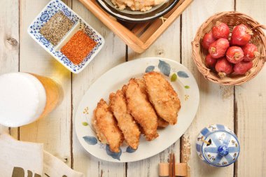  Fried İspanyolca uskumru fileto.