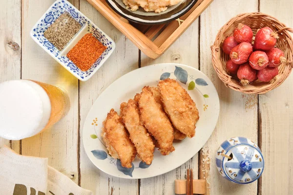  Fried İspanyolca uskumru fileto.