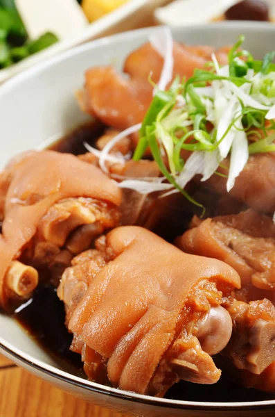 Braised pig knuckles — Stock Photo, Image