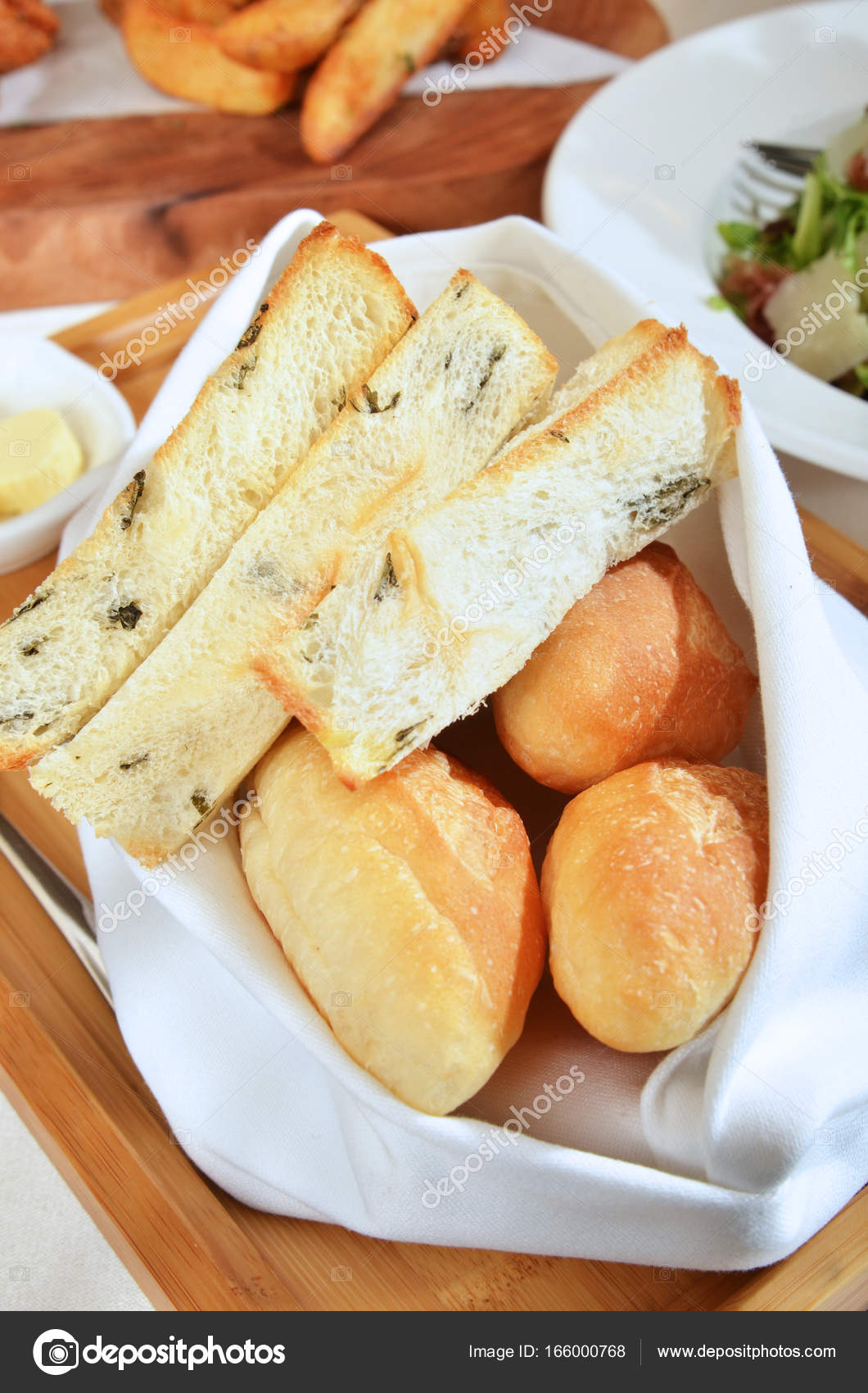 Freshly baked dinner bread — Stock Photo © lcc54613 #166000768