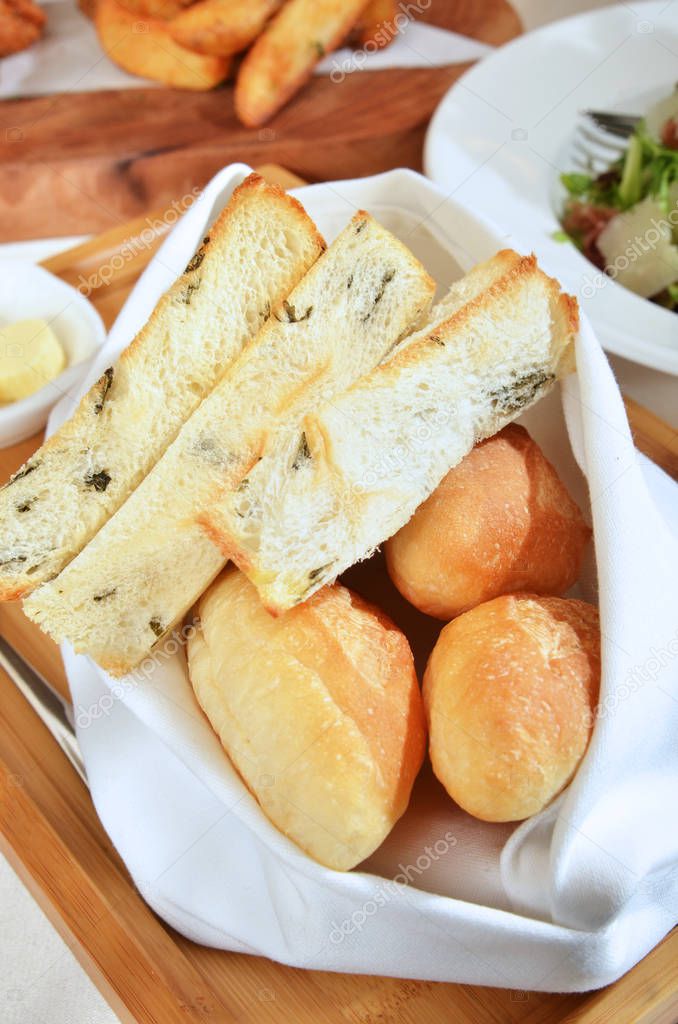 Freshly baked dinner bread — Stock Photo © lcc54613 #166000768