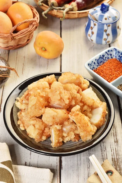 derin kızarmış kalamar