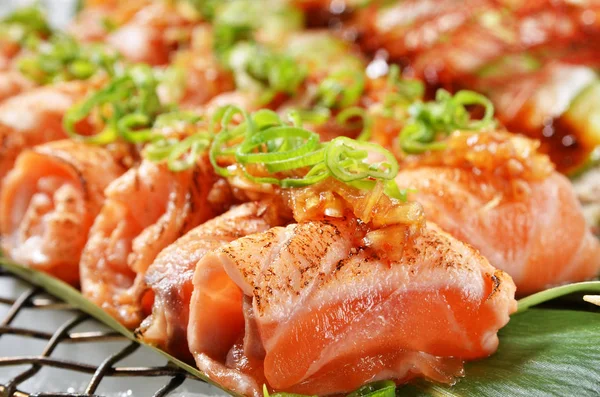 Sashimi roll z łososiem — Zdjęcie stockowe