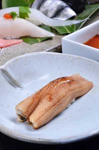Eel nigiri sushi — Fotografie, imagine de stoc
