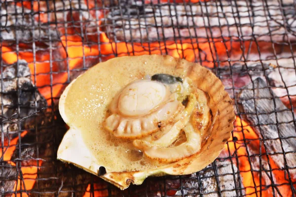 Gegrilde Japanse schelp hotate — Stockfoto