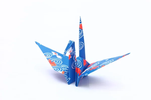 Japanese paper crane — Stock Photo, Image