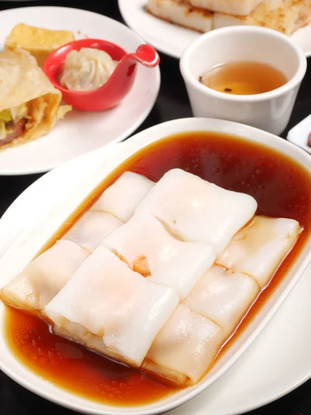 Stekt Kålrot Tårta Kinesisk Mat — Stockfoto
