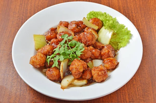 Sweet Sour Sailfish Roe Taiwanese Traditional Seafood — Stock Photo, Image