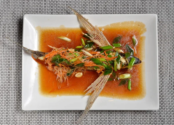 Braised Flying Fish Soy Sauce Plate — Stock Photo, Image