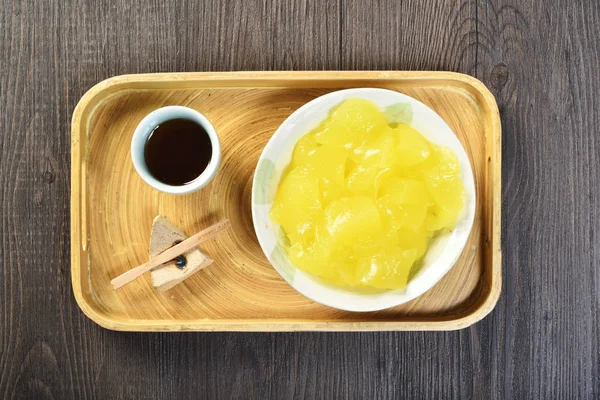 Taiwan Läcker Dessert Fun Guo Pulver Kaka — Stockfoto