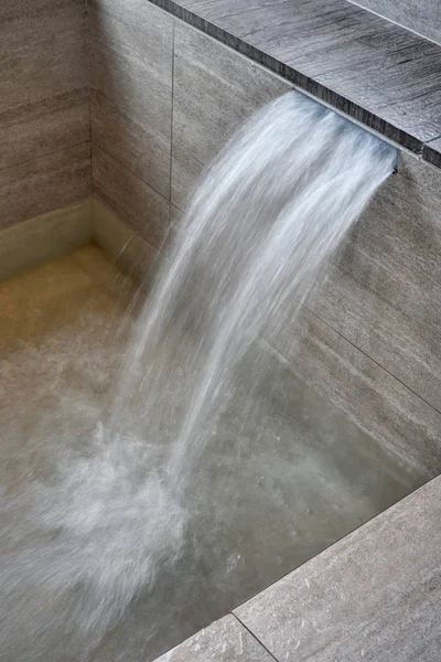 Sezione Vicino Della Vasca Bagno Del Rubinetto Onsen — Foto Stock