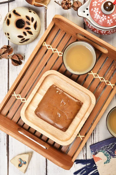 Taiwans Hakka Traditionelle Küche Brauner Zuckerkuchen — Stockfoto