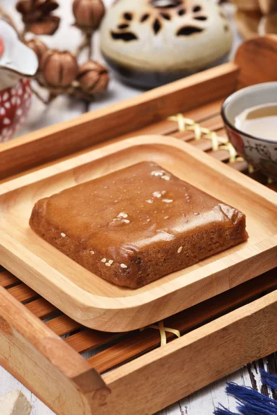 Taiwans Hakka Traditionella Rätter Brunt Socker Kaka — Stockfoto