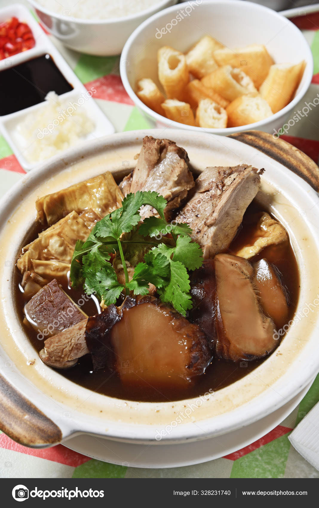 Bak Kut Teh Malaysian Stew Pork Herbal Soup Stock Photo By C Lcc Bak Kut Teh Malaysian Stew Pork Herbal Soup Stock Photo By C Lcc