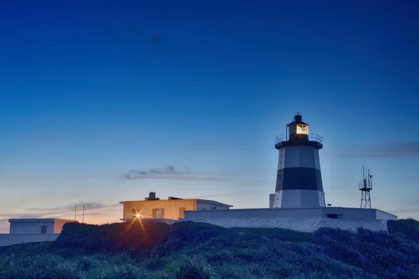 Fuguei Cape Lighthouse Tramonto Sulla Costa Shimen Taiwan — Foto Stock