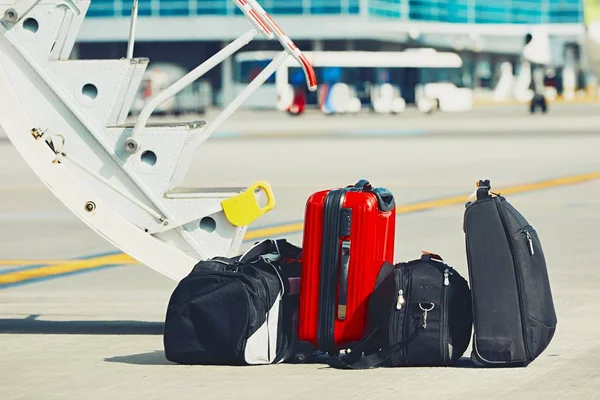 Bagagem no aeroporto — Fotografia de Stock