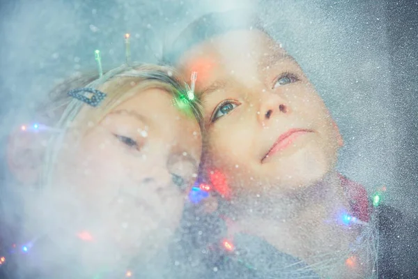 Surpresa de Natal está comemorando — Fotografia de Stock