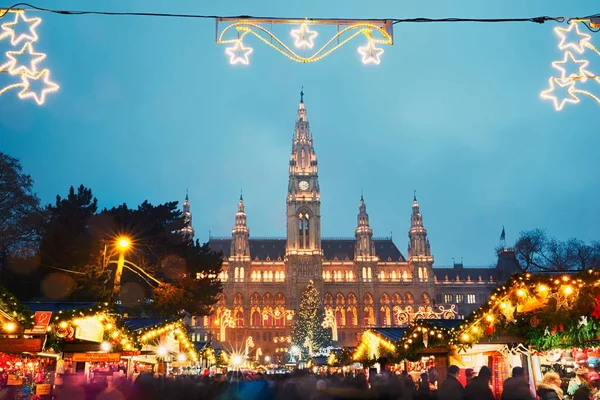 Mercado de Navidad en Viena — Foto de Stock