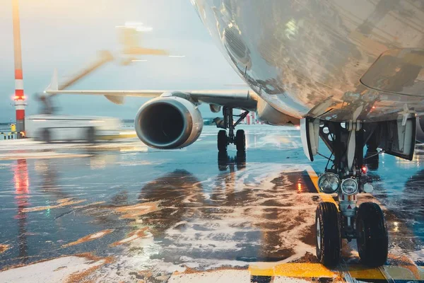 Descongelamento do avião — Fotografia de Stock