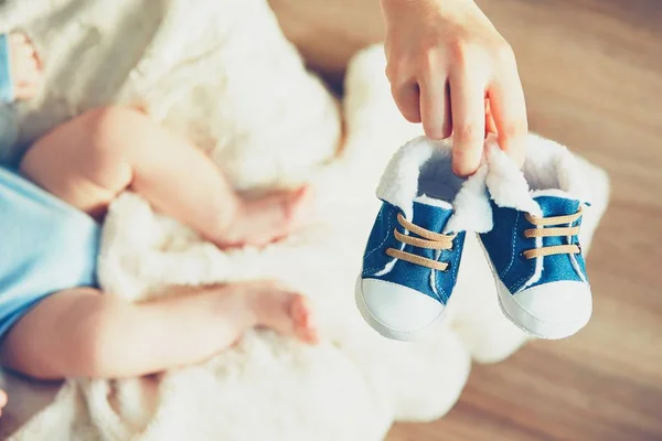 Shoes for little boy — Stock Photo, Image